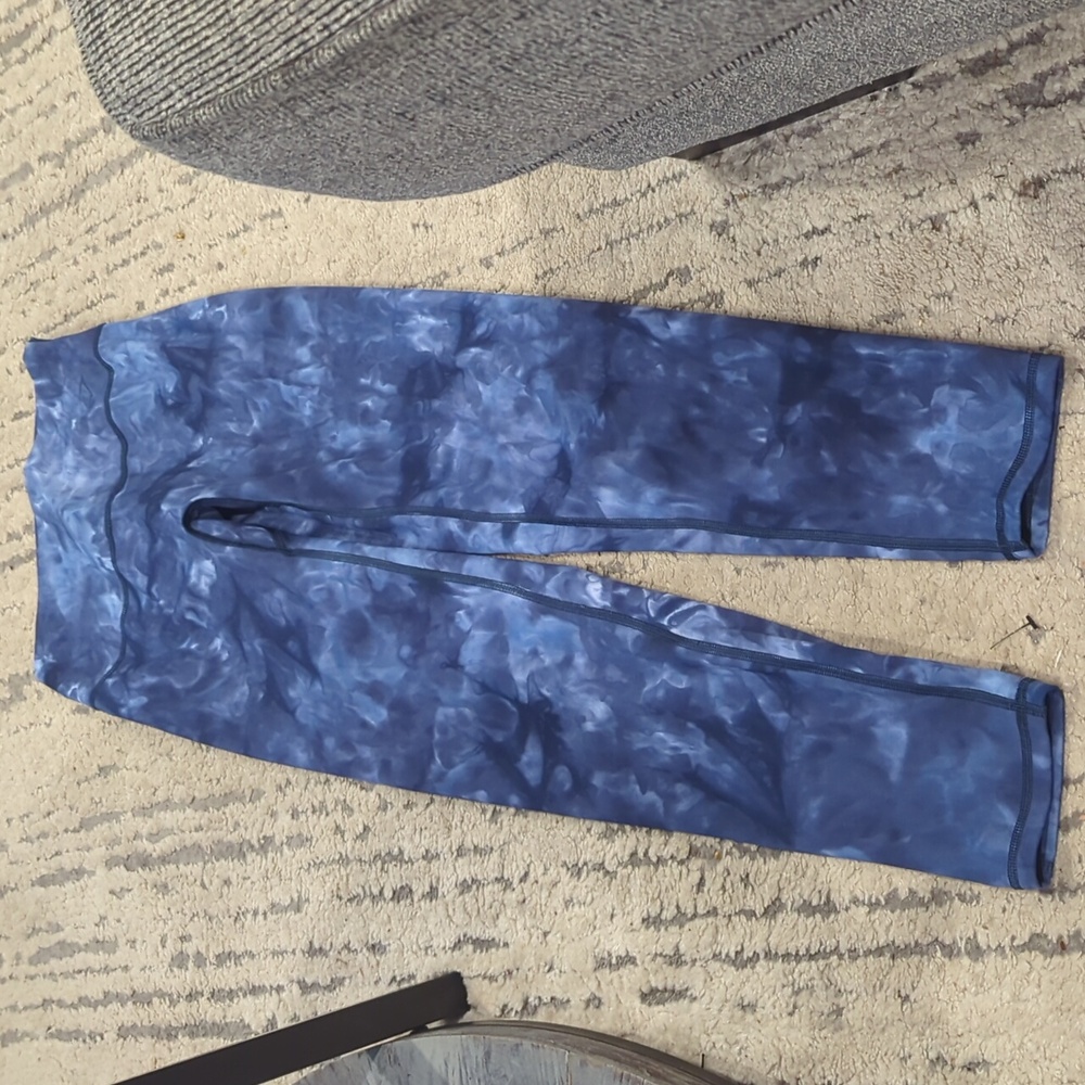 Gymshark Elevate Leggings Lakeside Blue Spray Dye